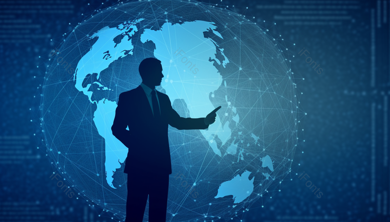 科技商务金融剪影商业轮廓背景,高清,摄影图,摄影图片,图片大全,摄影图免费下载